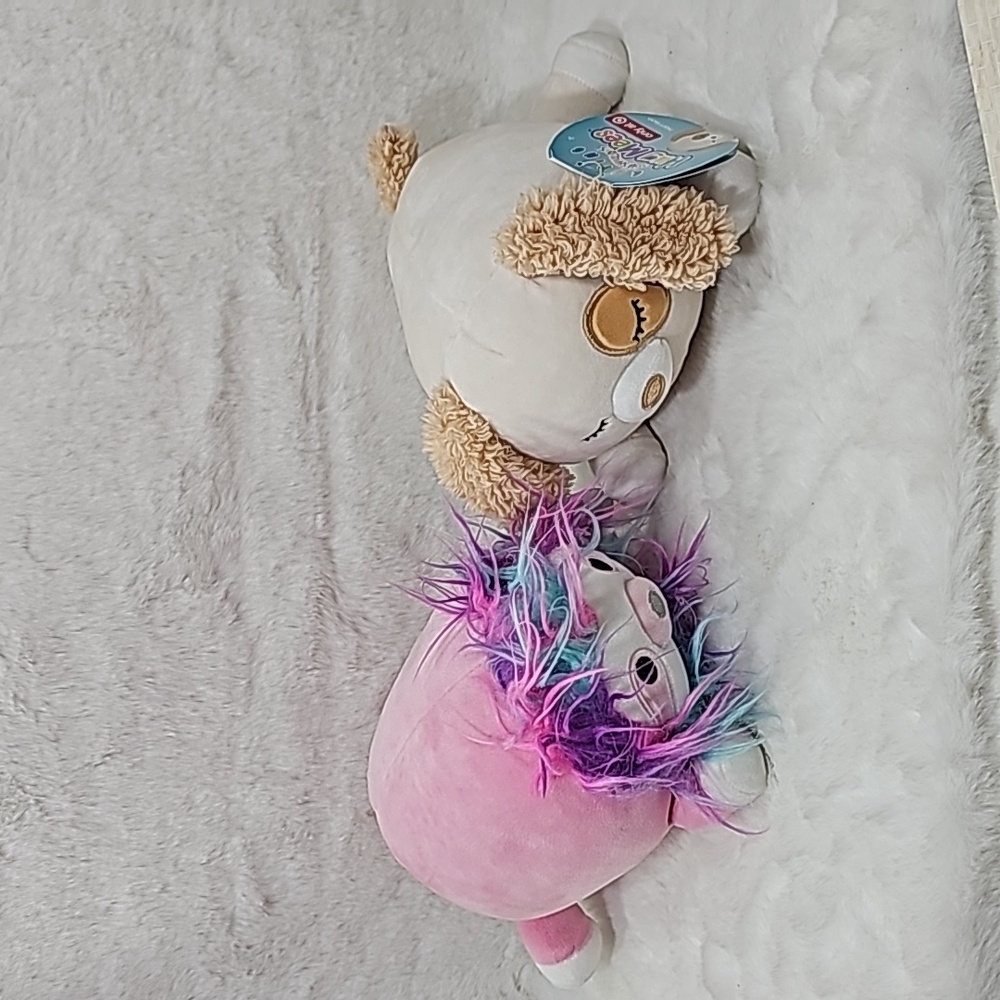 Squishmallows Laying Hug Mees Puppy Harrison & Sloth Rayen Target Exclusive